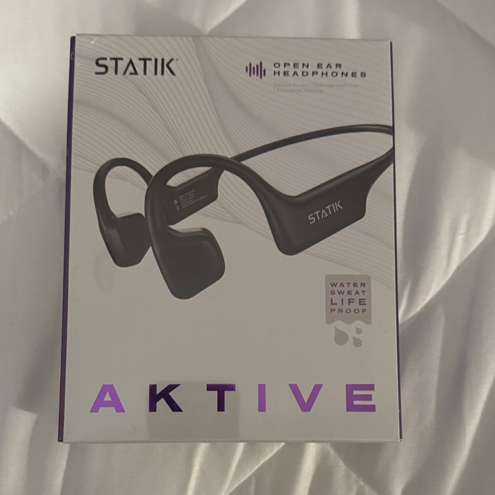 STATIK Black Open Ear Headphones